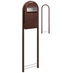 Brievenbus Bobi Grande S (slim) - donkerbruin
