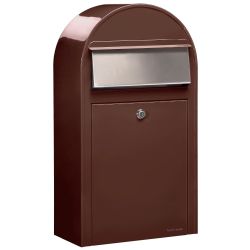 Brievenbus Bobi Grande S (slim) - donkerbruin