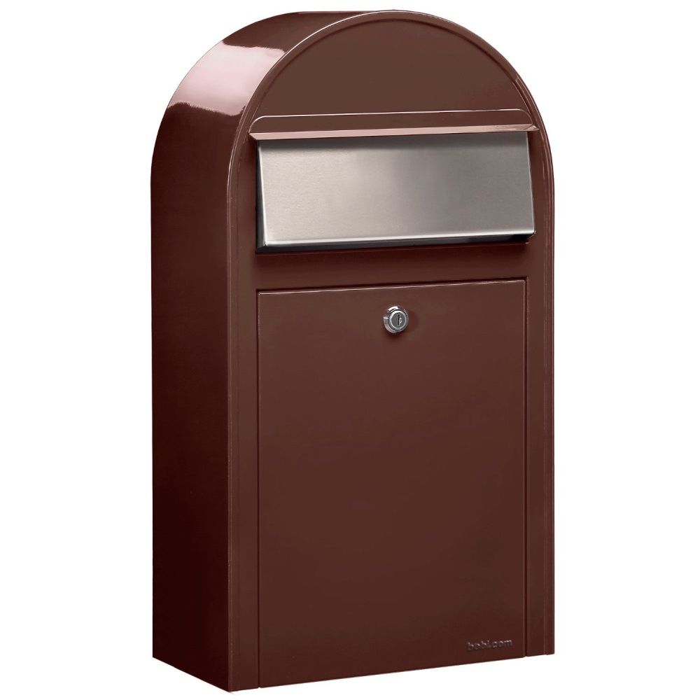Brievenbus Bobi Grande S (slim) - donkerbruin
