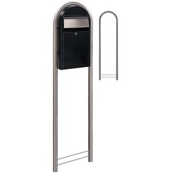 Brievenbus Bobi Grande S (slim) - zwart