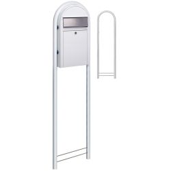 Brievenbus Bobi Grande S (slim) - wit