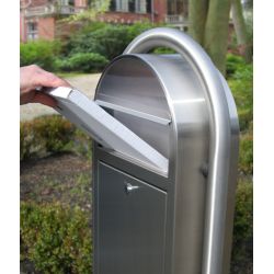 Brievenbus Bobi Grande S (slim) - RVS