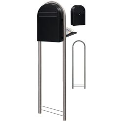 Brievenbus Bobi Classic B (back) - zwart
