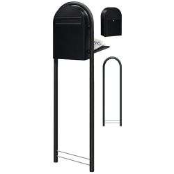 Brievenbus Bobi Classic B (back) - zwart