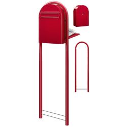 Brievenbus Bobi Classic B (back) - helderrood