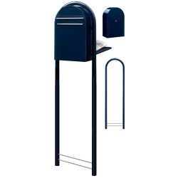 Brievenbus Bobi Classic B (back) - zwartblauw