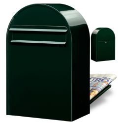 Brievenbus Bobi Classic B (back) - zwartgroen