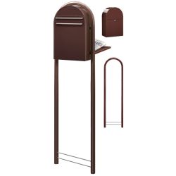 Brievenbus Bobi Classic B (back) - donkerbruin