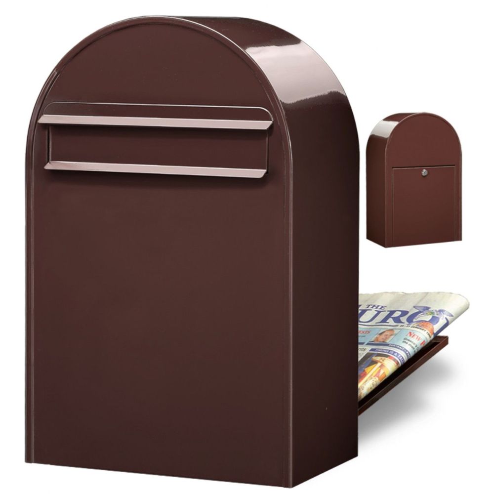 Brievenbus Bobi Classic B (back) - donkerbruin