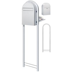 Brievenbus Bobi Classic B (back) - wit