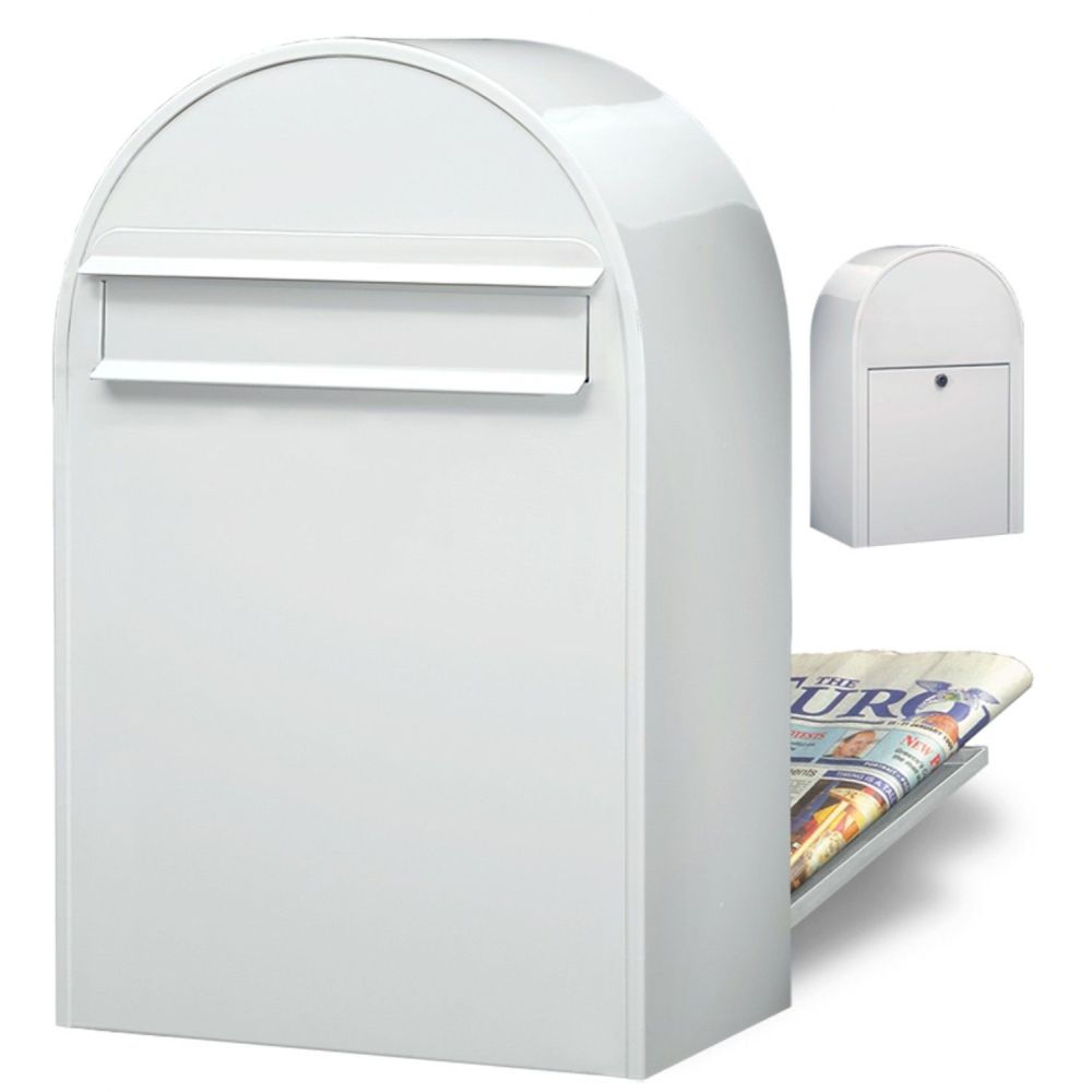 Brievenbus Bobi Classic B (back) - wit