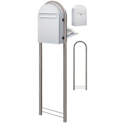Brievenbus Bobi Classic B (back) - wit