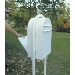 Brievenbus Bobi Classic B (back) - wit