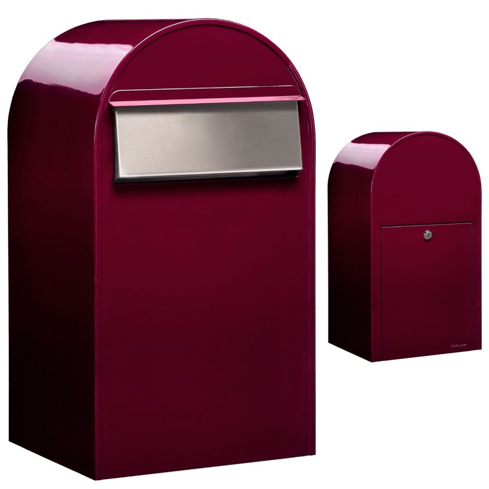 Brievenbus Bobi Grande B (back) - bordeauxrood