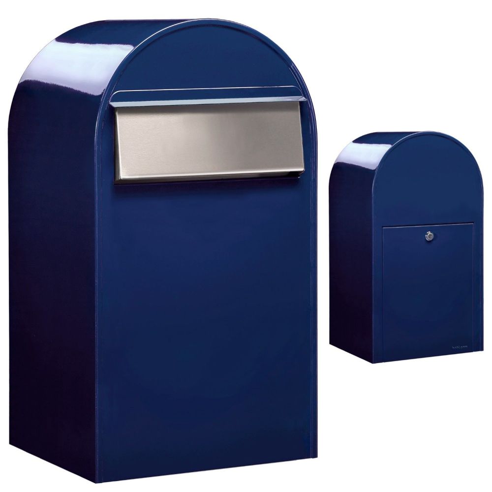 Brievenbus Bobi Grande B (back) - donkerblauw