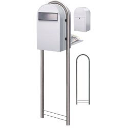 Brievenbus Bobi Grande B (back) - wit