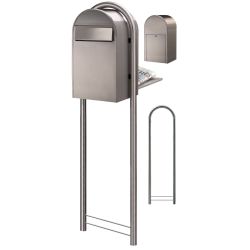 Brievenbus Bobi Grande B (back) - RVS