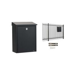 Hekbrievenbus Allux 200 - zwart