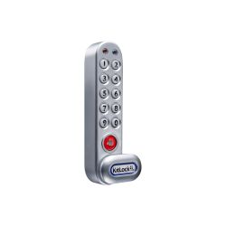 KitLock elektronisch pincodeslot verticaal - zilvergrijs