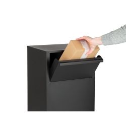 Pakketbrievenbus Dortmund - mat zwart