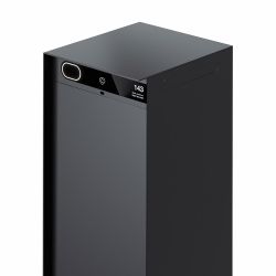 Custo slimme pakketbrievenbus Custo1 - aluminium zwart