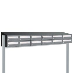 Brievenbusunit Hive set vrijstaand 6-breed, 2-hoog - antraciet