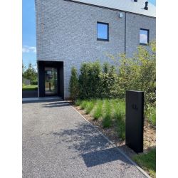 Albo Fenix 536 staande designbrievenbus - zwart