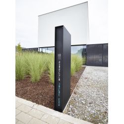 Albo Fenix 536 staande designbrievenbus - zwart