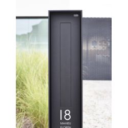 Albo Fenix 536 staande designbrievenbus - zwart