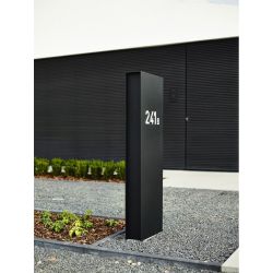 Albo Fenix 536 staande designbrievenbus - zwart