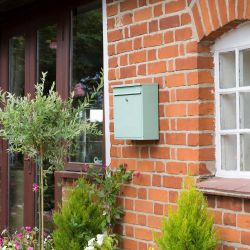 Brievenbus Elegance - pastel groen