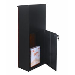 Pakketbrievenbus Logixbox Trendybox-Wood - zwart
