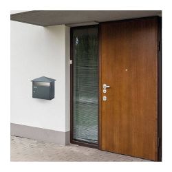 Brievenbus SafePost 969 - antracietgrijs/RVS klep