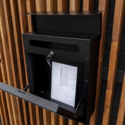 Brievenbus Inbox - zwart