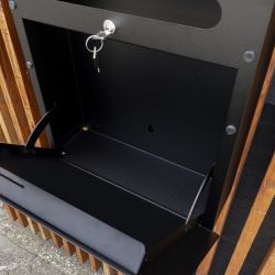 Brievenbus Inbox - zwart