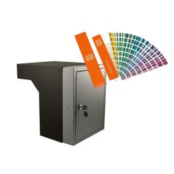 Stoer! Flexibele postinbouwkast Berlijn 40-55 cm. uitgevoerd in RAL-kleur naar keuze