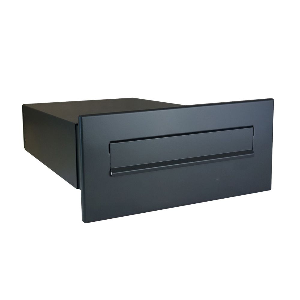Flexibele inbouwbrievenbus 39-62 cm - antraciet