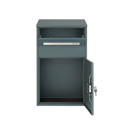 SafePost PK9004PZ XL pakketbrievenbus met profielcilinderslot - antracietgrijs