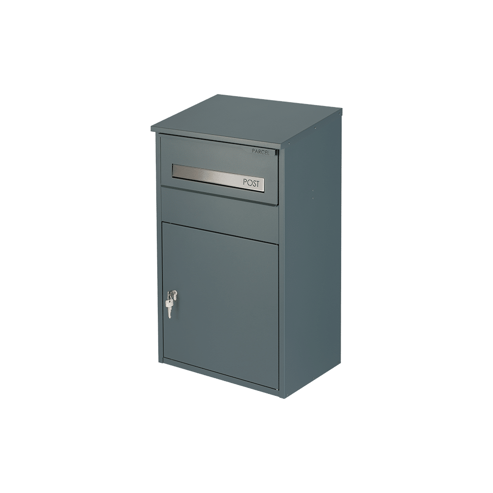 SafePost PK9004PZ XL pakketbrievenbus met profielcilinderslot - antracietgrijs