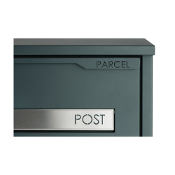 SafePost PK9004PZ XL pakketbrievenbus met profielcilinderslot - antracietgrijs