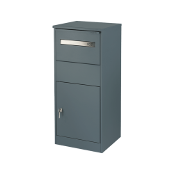 SafePost PK9003PZ XXL pakketbrievenbus met profielcilinderslot - antracietgrijs