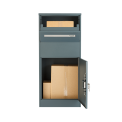 SafePost PK9003PZ XXL pakketbrievenbus met profielcilinderslot - antracietgrijs