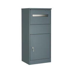 SafePost PK9003PZ XXL pakketbrievenbus met profielcilinderslot - antracietgrijs