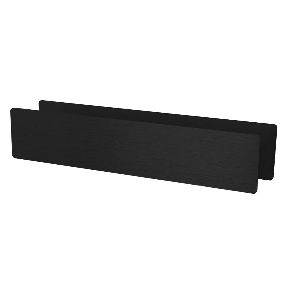 STOER! Brievenbus afsluiter London XL 385x80mm - zwart