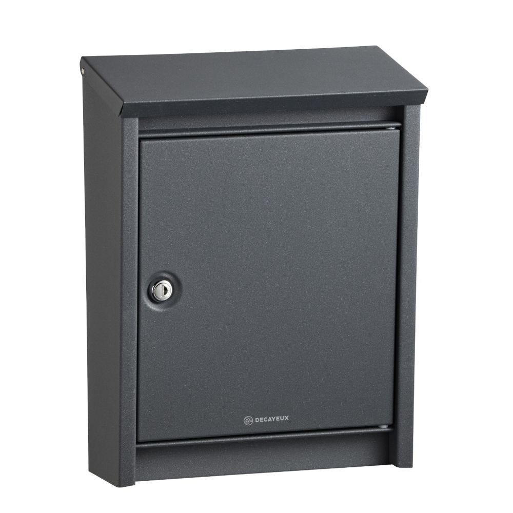 Decayeux D110 wandbrievenbus staal - antraciet