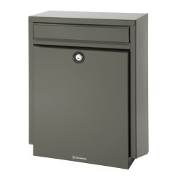 Decayeux D100 wandbrievenbus staal - grijs