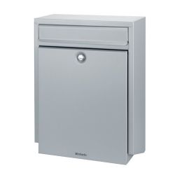 Decayeux D100 wandbrievenbus staal - zilvergrijs