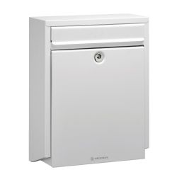 Decayeux D100 wandbrievenbus staal - wit