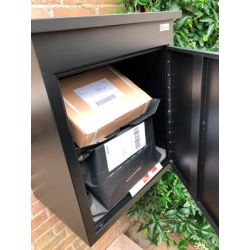 Logixbox Multibox-M pakketbrievenbus - zwart