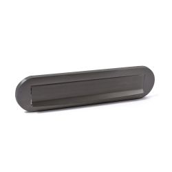 Briefplaat Ronald - PVD gun metal